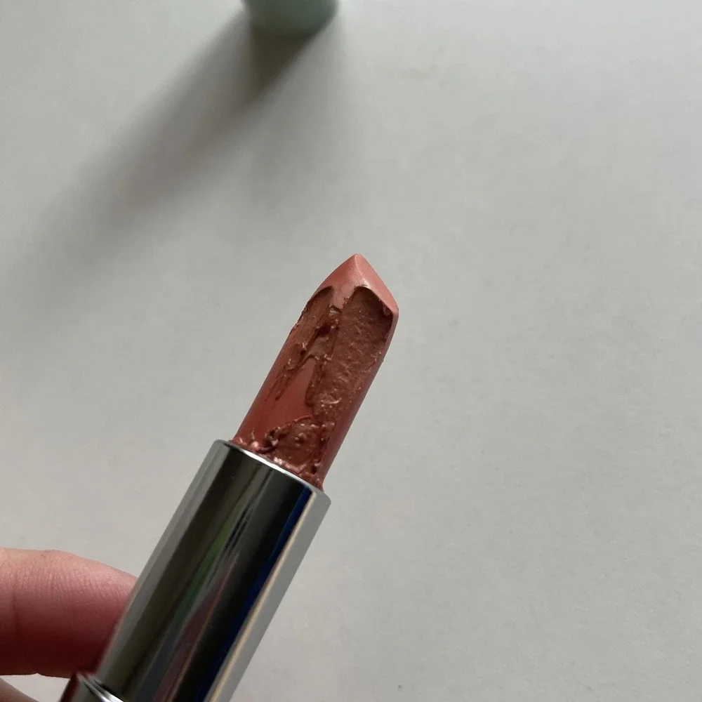 CLINIQUE Different Lipstick PINK PLUM Green Tube‎ Discontinued .13 oz Fullsize